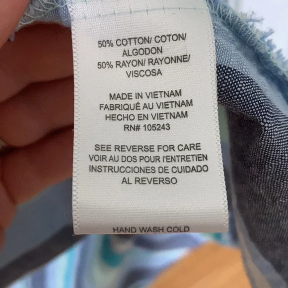 EUC spring/summer wrap dress Bobeau - Picture 4 of 4